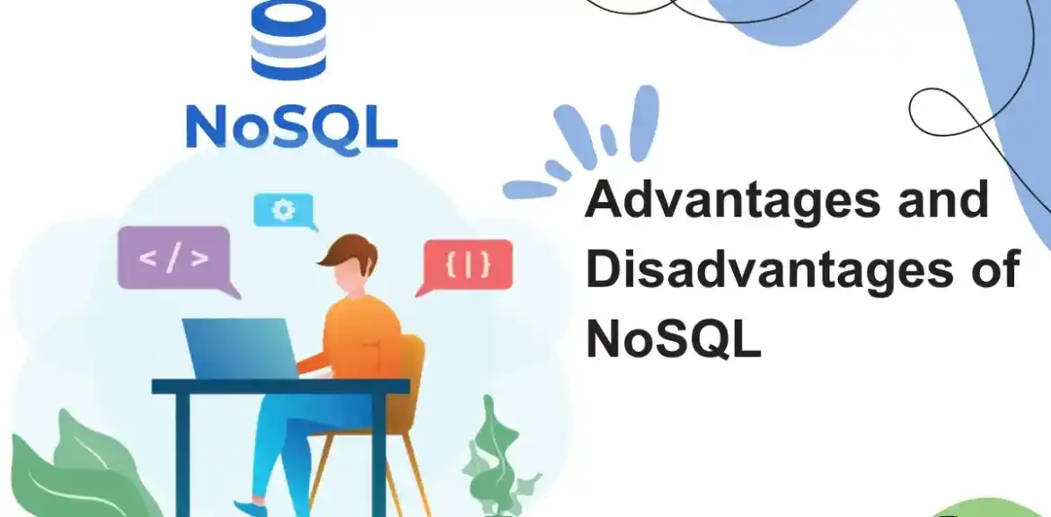 Advantages and Disadvantages of NoSQL infographic image created by brand diaries